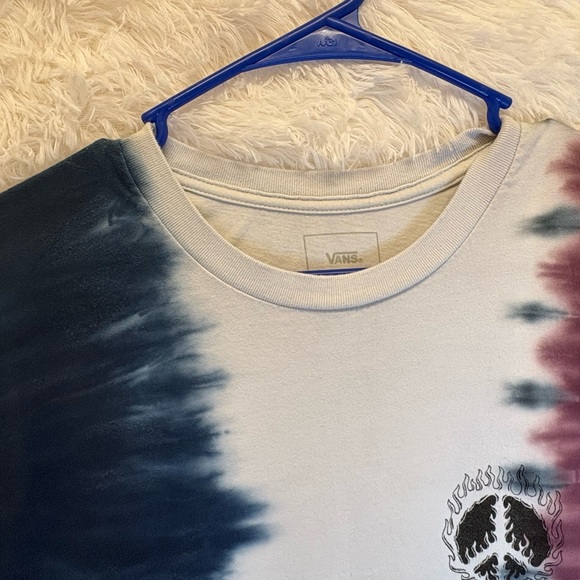 Vans Dual-Tone Tie-Dye Tee - Navy and Maroon - Picture 9 of 17